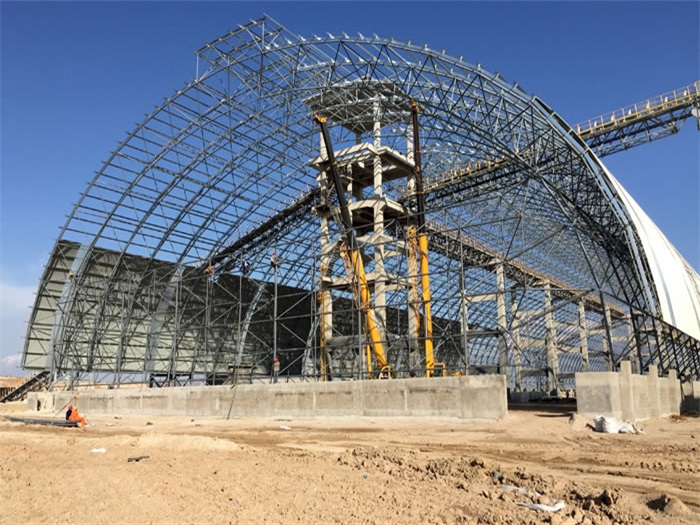 大渡口煤机油桶翘工程网架